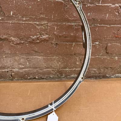 Unbranded 18.5" 6-Lug Bass Drum Resonant Hoop / Rim with Tom Mount Bracket Chrome Bild 6