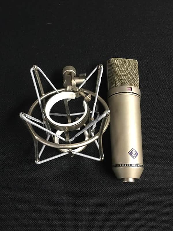 Neumann U 87 Large Diaphragm Multipattern Condenser Microphone 1967 - 1985 Nickel image 1