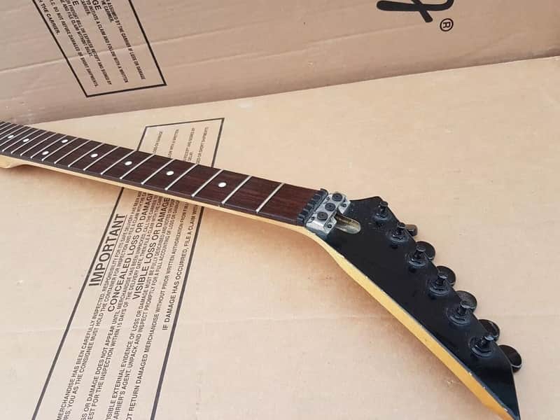 80's CHANDLER by ESP POINTY HEADSTOCK NECK - EARLY PAUL C's series image 1