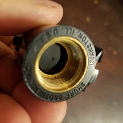 Shure Hi-Z Unidirectional Dynamic Mic 515SAC Unidyne B + Clip IOB spec sheet 1968 - black and silver image 14