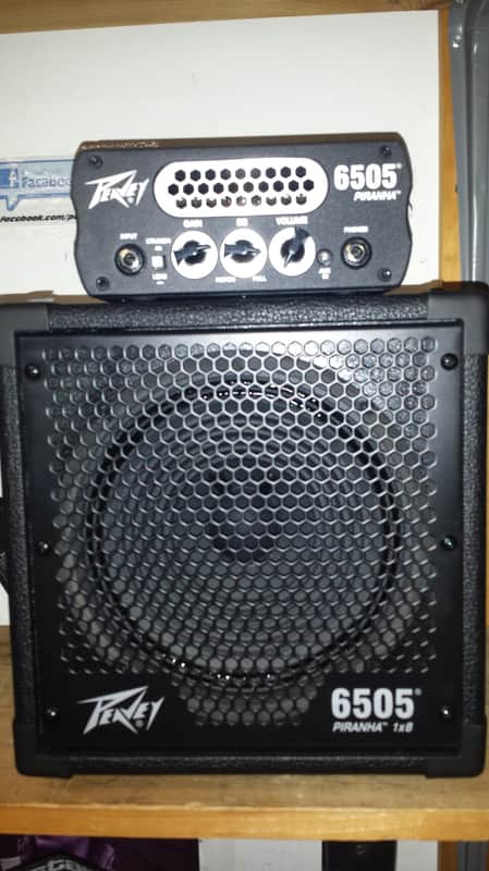 Peavey 6505 Piranha 25-Watt 1x8 Micro Guitar Half Stack image 1