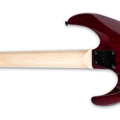 ESP LTD MH-200QM NT See Thru Black Cherry Electric Guitar B-Stock MH-200 QM image 2