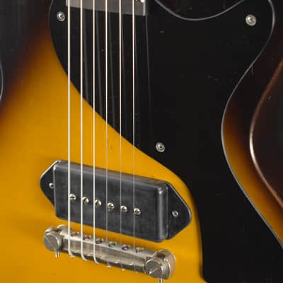Eastman SB55/V-SB Solid Body Antique Varnish Sunburst Finish image 5