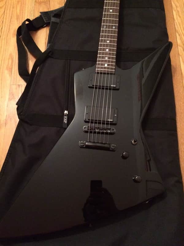 ESP Explorer Black James Hetfield Metallica EXP | Reverb