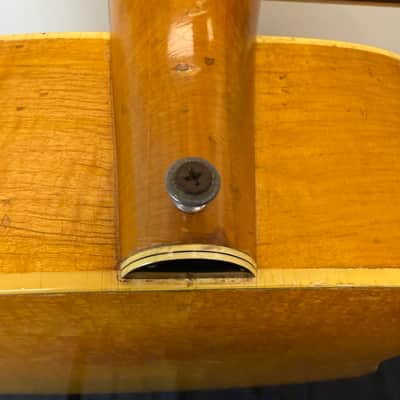 Grammer G-10 Acoustic 1969-70 Spruce Top Flame Maple Back & Sides with Case - Pre Owned image 9