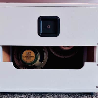 Custom 2x10 Open Back Guitar Cabinet Celestion UK Creamback + UK Greenback 60W 8Ω Evidence Audio Wiring image 2