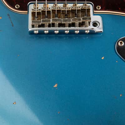 Fender Custom Shop LTD 1961 Heavy Relic Stratocaster Lake Placid Blue Over 3 Tone Sunburst image 6