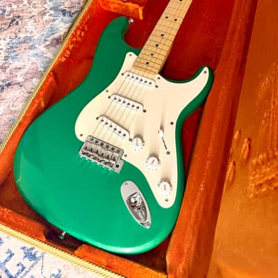 2005 Fender Stratocaster "CANDY GREEN" Eric Clapton Signature Model + OHSC image 22