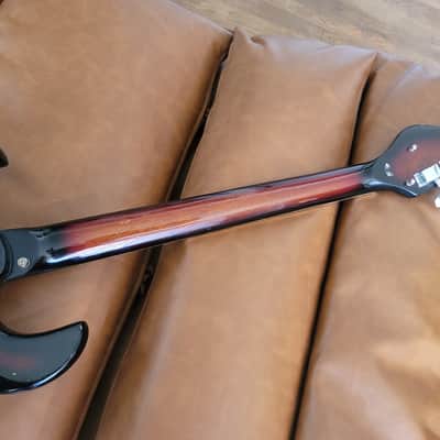 Vintage Horugel Short Scale Bass Guitar MIJ Japan Sunburst 1960s-1970s image 23