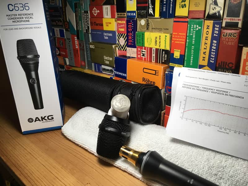 AKG C636 Master Reference Handheld Vocal Condenser Microphone ~ AKG C535 EB Upgrade ~ Pure Clarity Transparent Sound Flat Mids Elevated Highs image 1