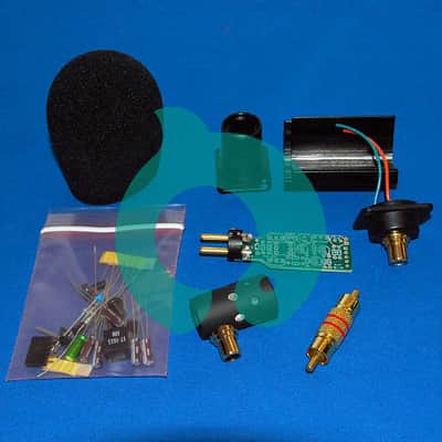 X-V tube microphone DIY deluxe kit with side address cardioid capsule image 1