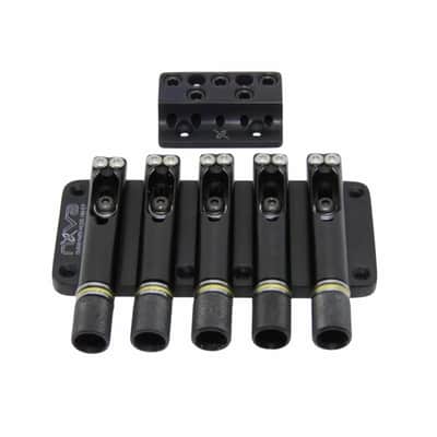 Nova Guitar Parts 5-String Headless Bass Bridge - 19mm image 3