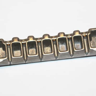 Gibson 1962 Compensated Wrap Around Tailpiece Lightning Bolt Comp Nickel 1963 1964 1960's image 3