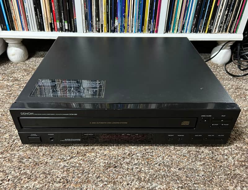 Denon DCM-360 Compact Disc Player 5-Disc CD Auto Changer No Remote TESTED ✅ image 1