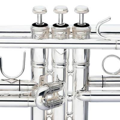 Levante LV-TR6301 Bb Trumpet Bell & Leadpipe in Gold Brass w/Soft Case & Mouthpiece 7C Silver Plated image 5