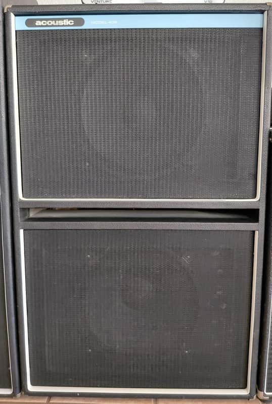 Acoustic Control Corp 2x15. Bass cab model 406 70s- 80s - Black Tolex image 1