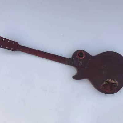 Cherry Burst Les Paul LP Style Guitar Body, Maple Neck and Rosewood Fingerboard image 5