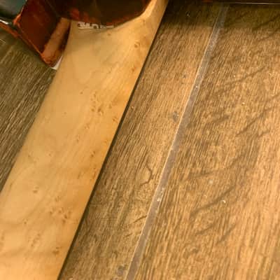 Warmoth St. Vincent Copy Solid Spalted Maple Burst image 7