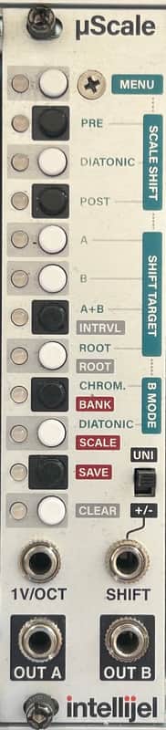 Intellijel uScale II CV Quantizer and Interval Generator Eurorack Synth Module 2013 - 2018 - Silver image 1