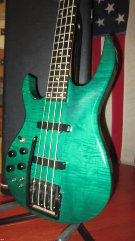 Circa 1989 Carvin Left Handed Electric Bass w/ Tremolo image 1