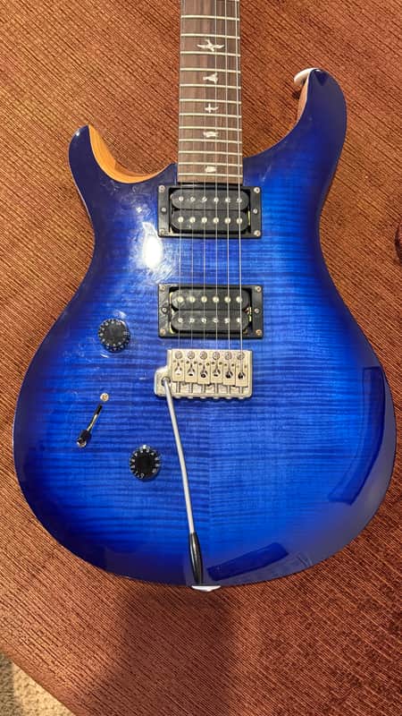 PRS SE Custom 24 Left-Handed 2021 - 2023 - Faded Blue Burst image 1