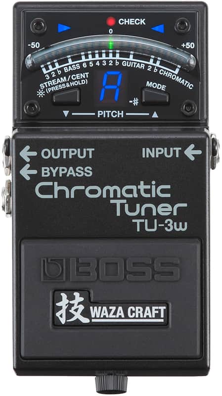 Boss TU-3W Chromatic Tuner Waza Craft (2025) - Black