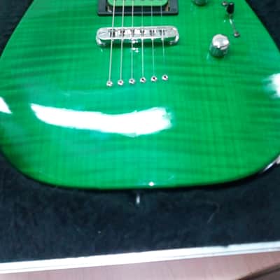 Jackson Soloist SL1T  USA Select fix bridge 2005 Green image 2