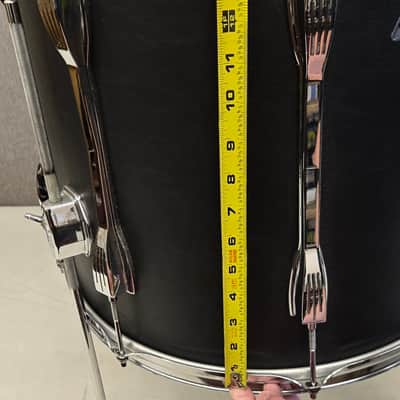 Vintage Ludwig 6 Piece 70s Black Panther Drum Set Shell Kit 26/13/14/15/16/18" image 15