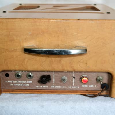 Alamo Amp-3 Embassy Tube Amplifier 1957 - Berch-wood image 2