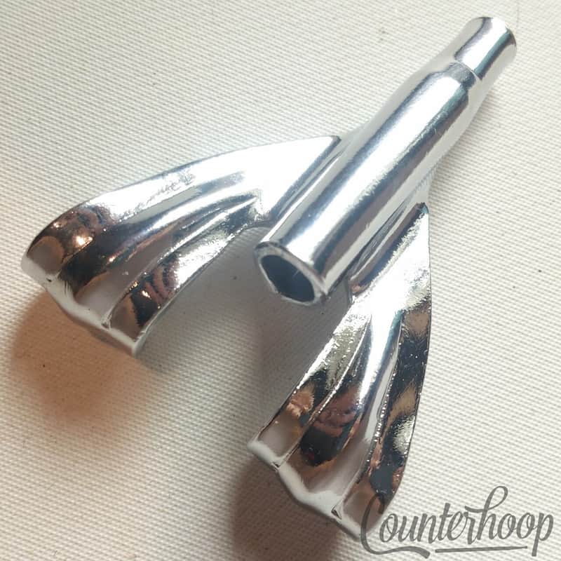 *Ludwig Snare/Bass Drum Threaded Single-Tension-Rod-Claw Chrome Marching 50s-60s image 1