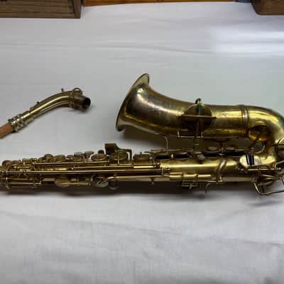 C.G. Conn CHU BERRY ALTO SAXOPHONE 1927 - Gold Plated image 1