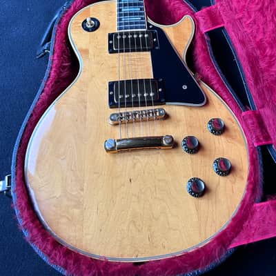 1976 Gibson Les Paul Custom Natural Vintage All Original Norlin Era USA image 22