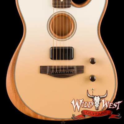 Fender FINNEAS Signature Acoustasonic Player Telecaster Rosewood Fingerboard Cappuccino Fade 5.00 LBS with Deluxe Gig Bag image 1