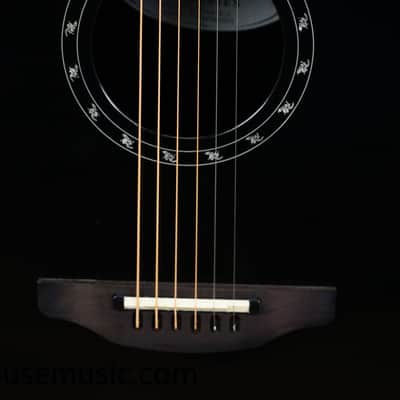 Ovation Pro Series 2771AX-5-G Balladeer Acoustic Electric Guitar - Black image 5