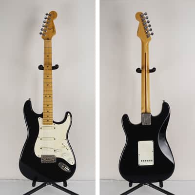 1991 Fender Eric Clapton Signature “Blackie” Black Stratocaster with Tweed Case image 3
