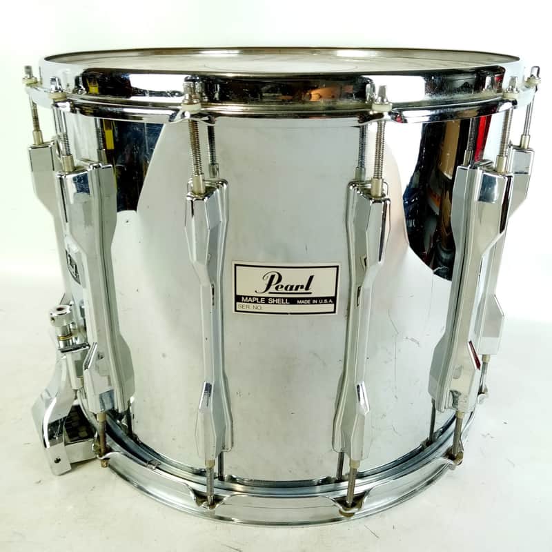 Pearl 12x15"Maple Shell USA Marching Snare Drum COW 12Lug High-Tension Pipe Band image 1