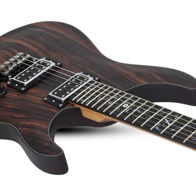 Schecter C-1 Exotic Ebony Natural Satin image 4