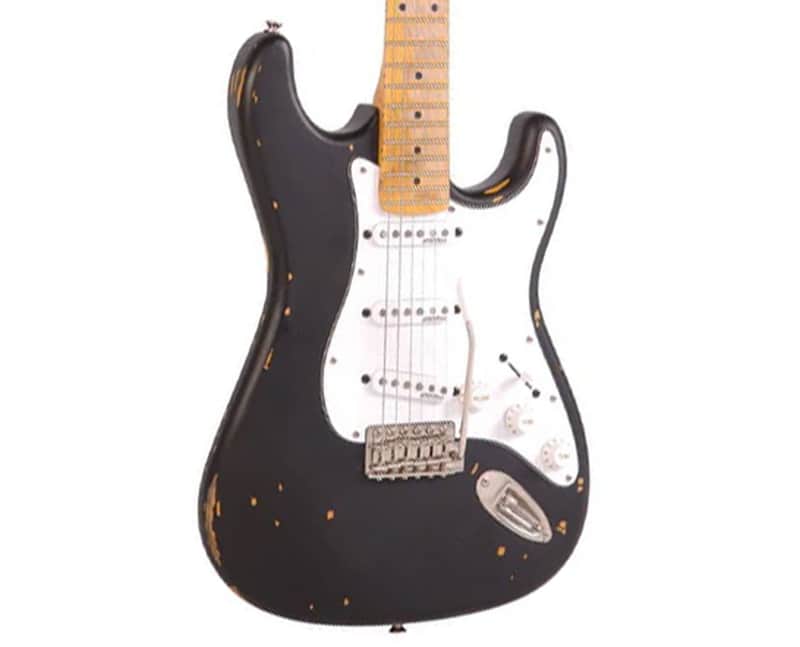 Vintage Icon Series V6 Distressed SSS - Boulevard Black - Open Box image 1