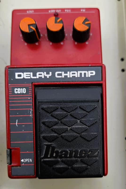 Ibanez DELAY CHAMP CD10 ギターエフェクター 🔥Ibanez CD10 Delay Champ Vintage Japan Master Series Effects