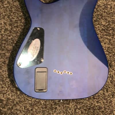 Schecter C-1 Platinum with Rosewood Fretboard 2014 - Present - See-Thru Blue Satin image 6