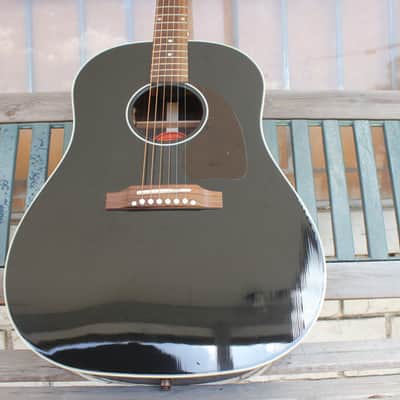 Gibson J-45 Special Custom Shop (Gloss Black Top) image 2
