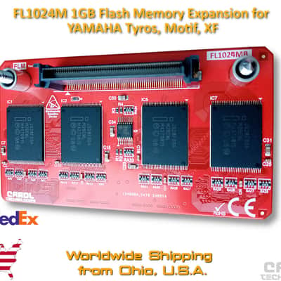 FL1024M 1GB Flash Memory Expansion Module for YAMAHA Motif XF, Tyros 4/5 - Ships from the U.S.