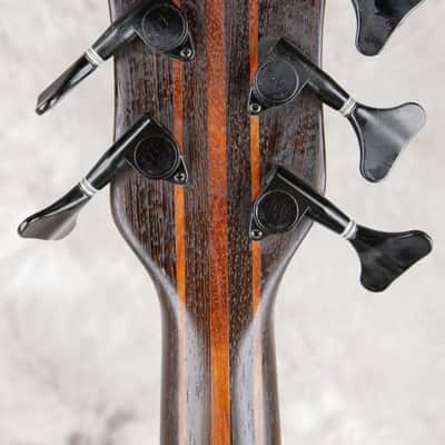 Warwick Thumb Bass Original NOS tuners 5 string 3+2 Made by Gotoh 1990s Black image 3