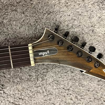 Oldmusic Brilliant Flame 🔥 Neck Through Electric Guitar Relic Stratocaster superstrat Djent machine Shred solid body Boutique Unique Metal machine powerful output High gain Lightweight strat Rosewood image 5