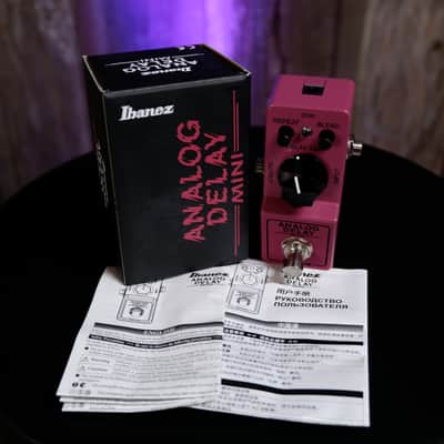 Ibanez ADMINI Mini Analog Delay 2010s - Pink image 2