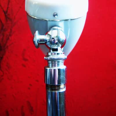 Vintage 1960's Kent M-20 crystal bullet microphone High Z Harp w Atlas stand Olson Lafayette Aiwa Philmore image 5