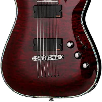 Schecter Hellraiser C-7 Black Cherry image 1