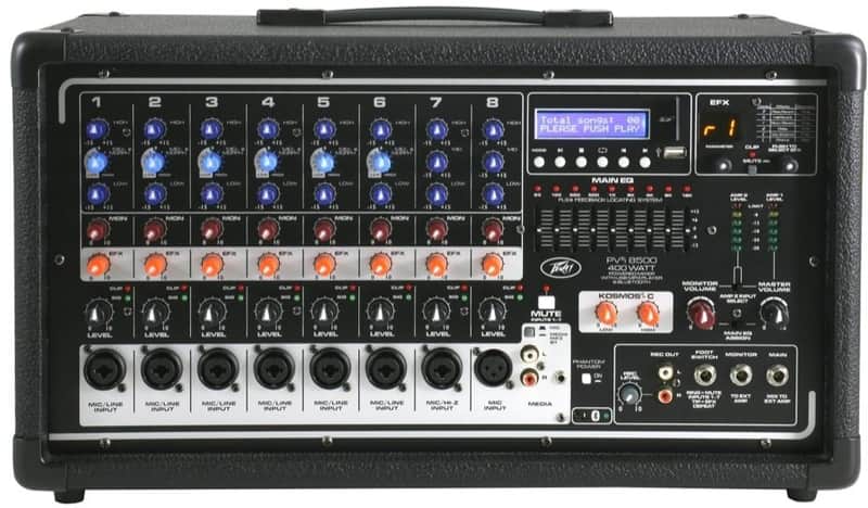 PEAVEY PVI 8500 8-CHANNEL 400W POWERED MIXER image 1