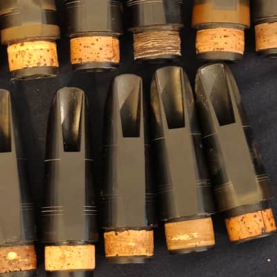 39 Clarinet Mouthpieces Buffet Crampon Low Logo (Chedeville) Rare Good State image 22