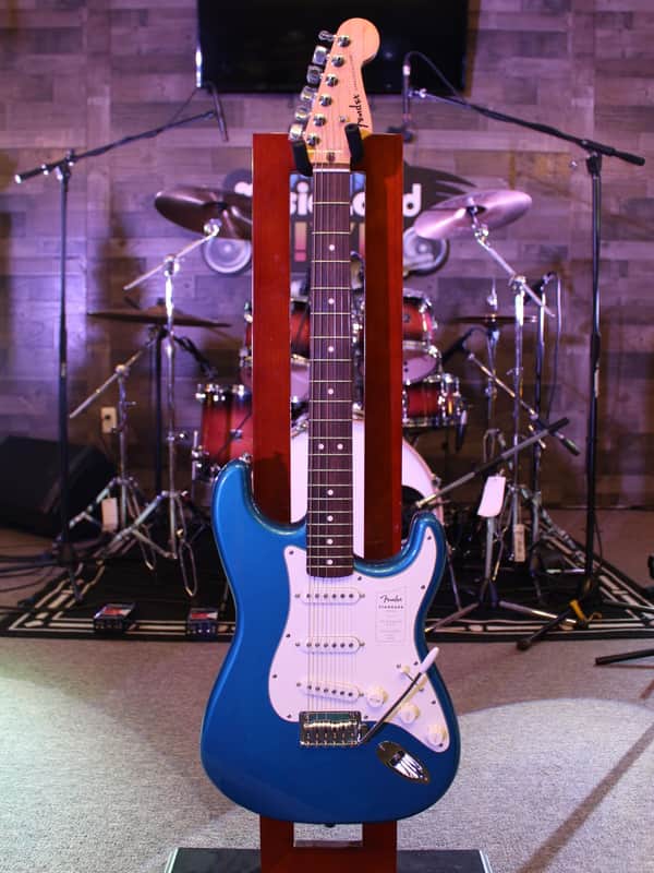 Fender Standard Series Stratocaster Electric Guitar, Aqua Marine Metallic image 1